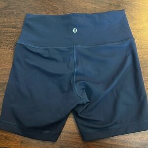 Lululemon Wunder Train High Rise Short 6” - Mineral Blue size 8